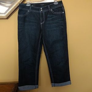 Nine West Date Night Fit Capri Jeans Size 29/8